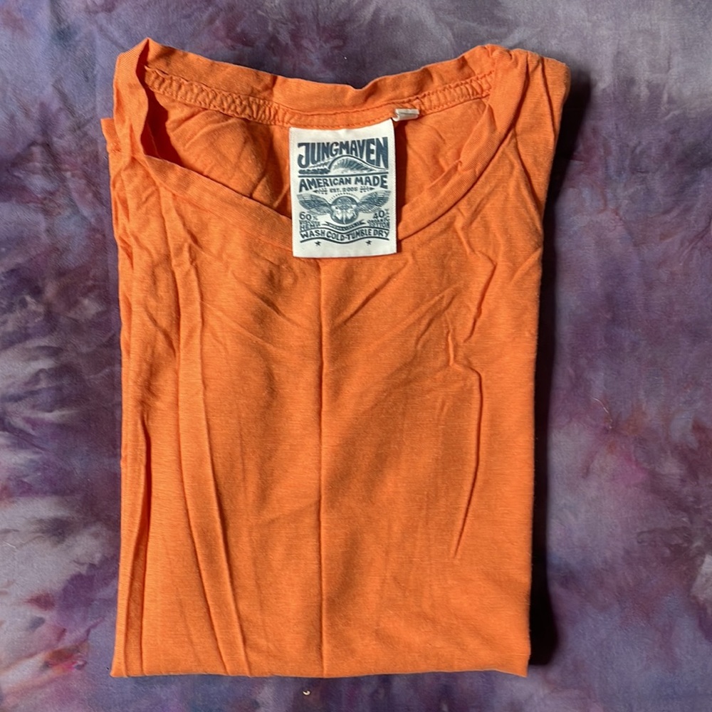American made, organic hemp/cotton T-shirt